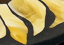 Grouted opalescent glass